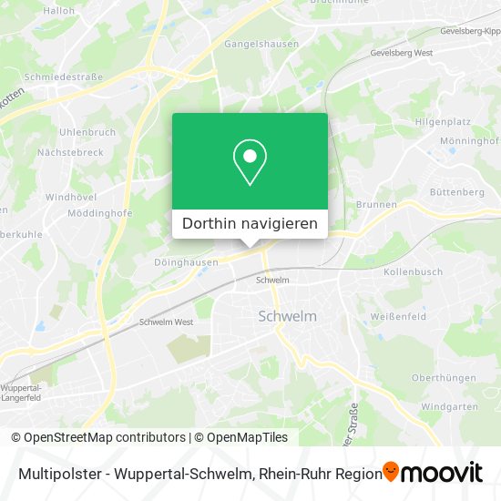 Multipolster - Wuppertal-Schwelm Karte