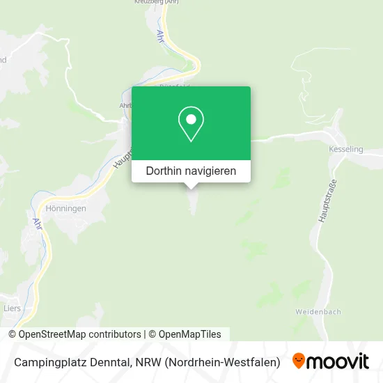 Campingplatz Denntal Karte