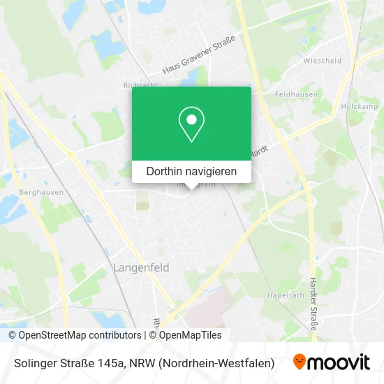Solinger Straße 145a Karte