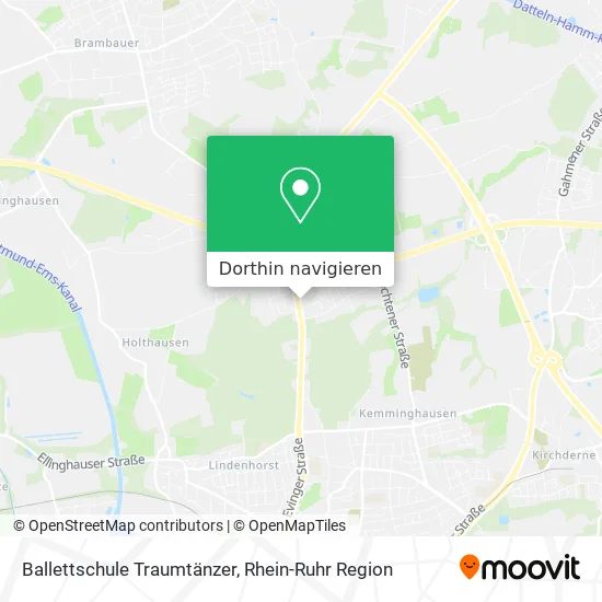 Ballettschule Traumtänzer Karte