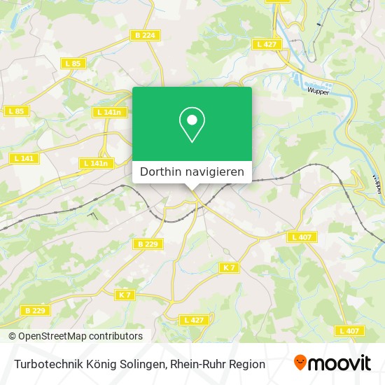 Turbotechnik König Solingen Karte