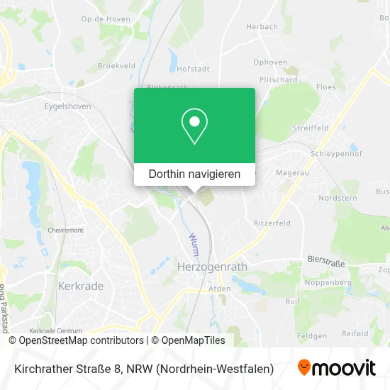 Kirchrather Straße 8 Karte