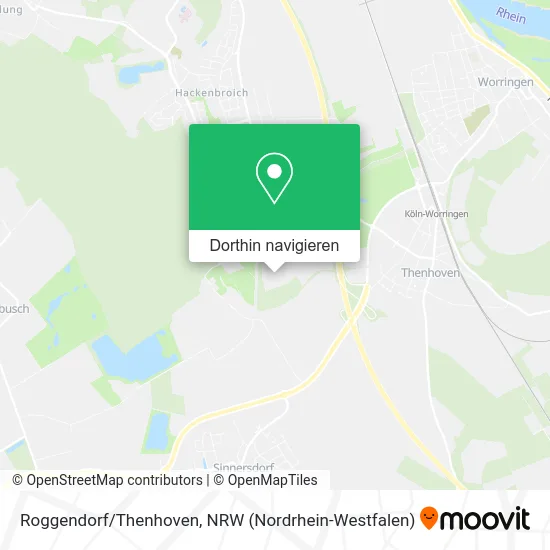 Roggendorf/Thenhoven Karte