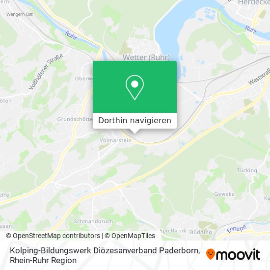 Kolping-Bildungswerk Diözesanverband Paderborn Karte