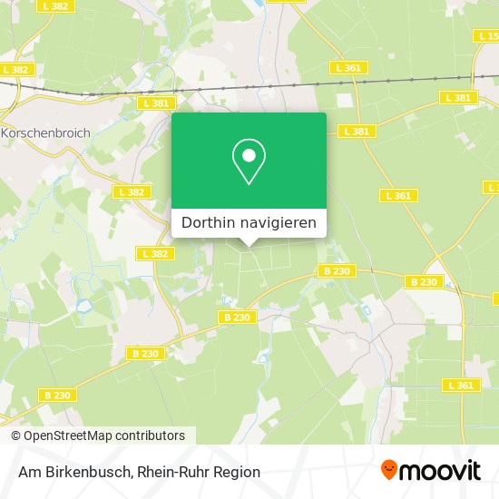 Am Birkenbusch Karte