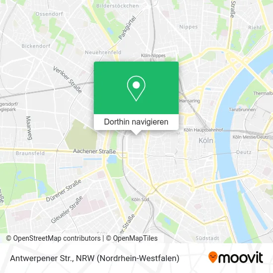 Antwerpener Str. Karte