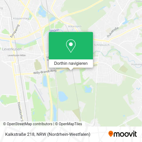 Kalkstraße 218 Karte