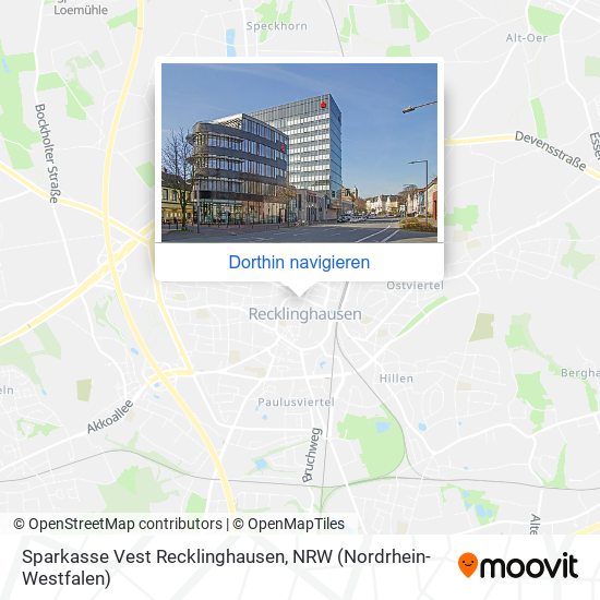 Sparkasse Vest Recklinghausen Karte