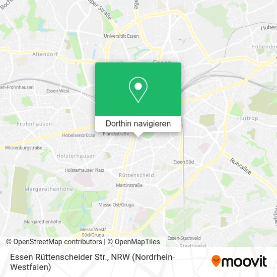 Essen Rüttenscheider Str. Karte