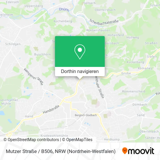 Mutzer Straße / B506 Karte