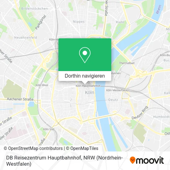 DB Reisezentrum Hauptbahnhof Karte