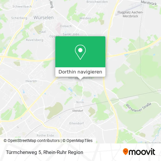 Türmchenweg 5 Karte