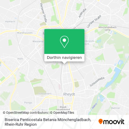 Biserica Penticostala Betania Mönchengladbach Karte