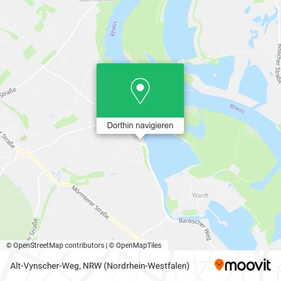 Alt-Vynscher-Weg Karte