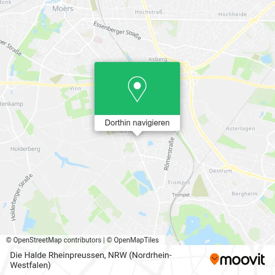 Die Halde Rheinpreussen Karte