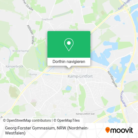 Georg-Forster Gymnasium Karte