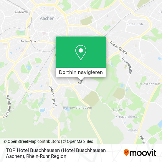 TOP Hotel Buschhausen (Hotel Buschhausen Aachen) Karte