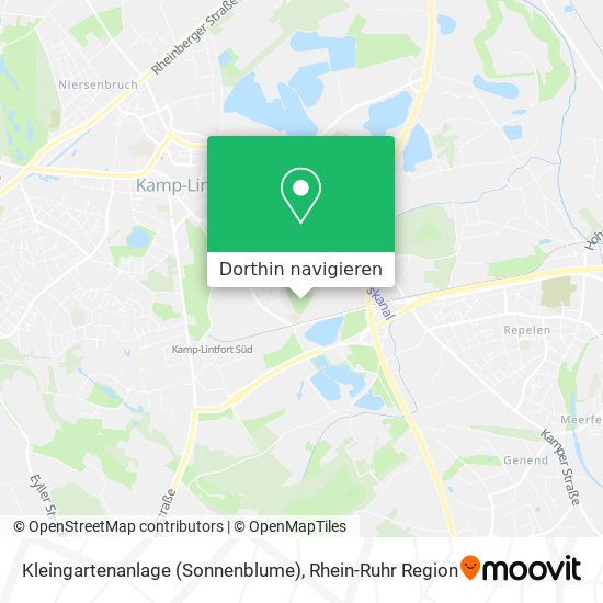Kleingartenanlage (Sonnenblume) Karte