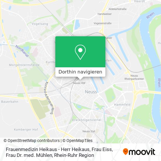 Frauenmedizin Heikaus - Herr Heikaus, Frau Eiss, Frau Dr. med. Mühlen Karte