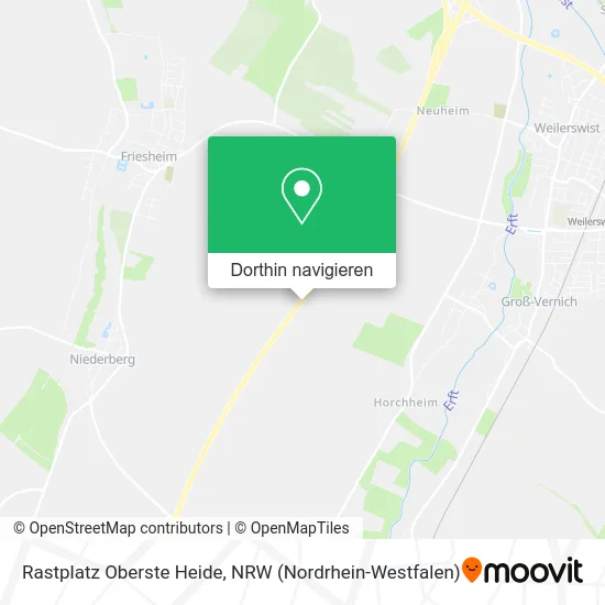 Rastplatz Oberste Heide Karte