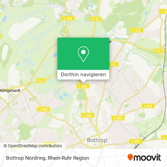 Bottrop Nordring Karte