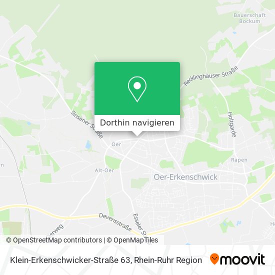 Klein-Erkenschwicker-Straße 63 Karte