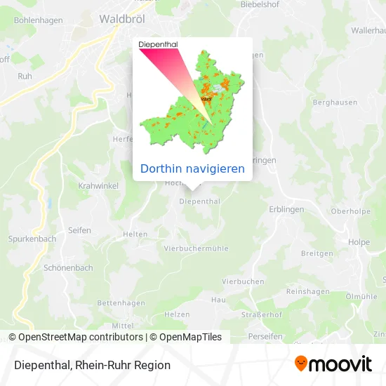 Diepenthal Karte