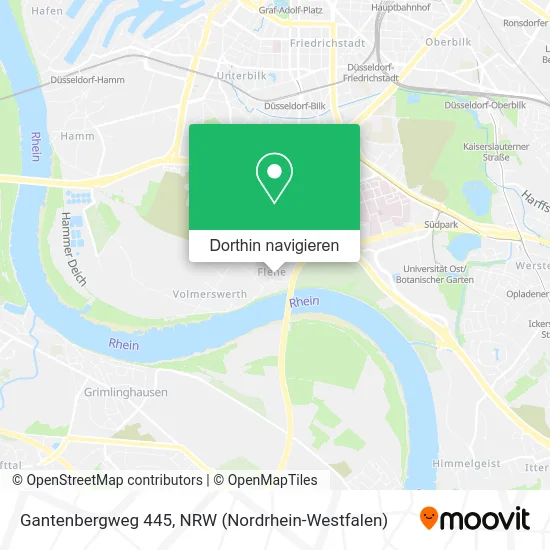 Gantenbergweg 445 Karte