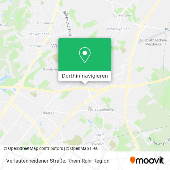 Verlautenheidener Straße Karte