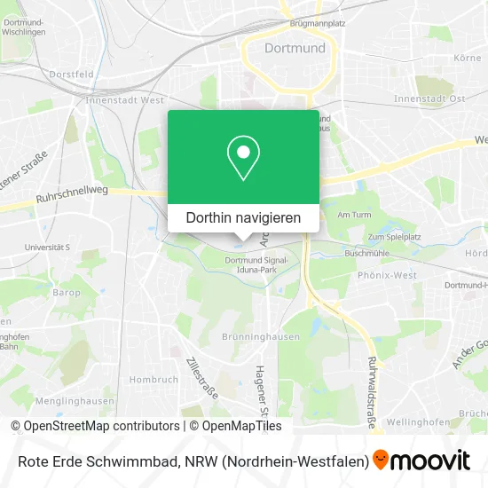 Rote Erde Schwimmbad Karte