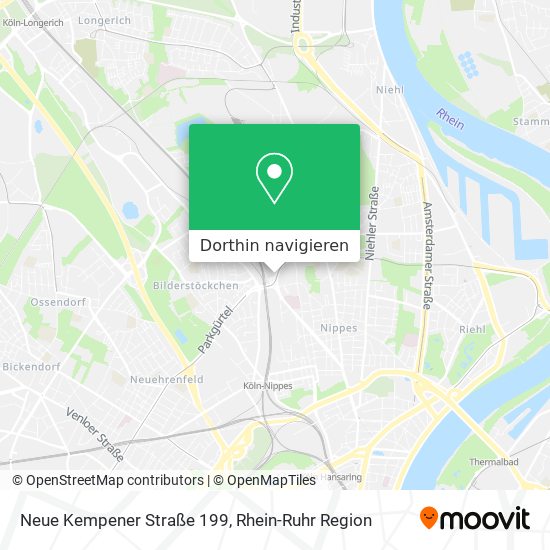 Neue Kempener Straße 199 Karte