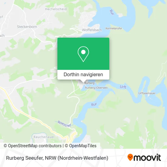 Rurberg Seeufer Karte