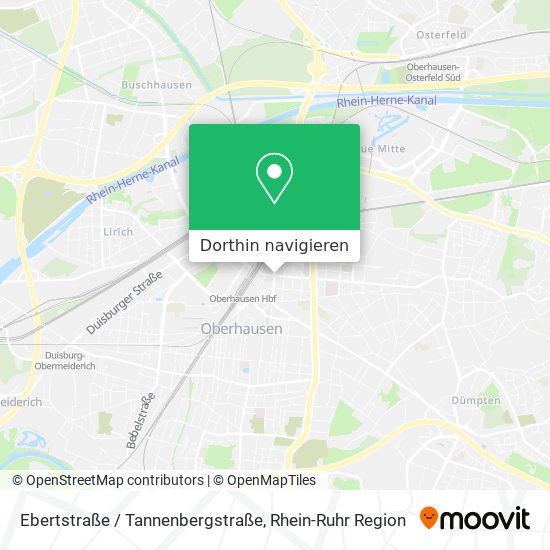 Ebertstraße / Tannenbergstraße Karte
