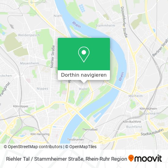 Riehler Tal / Stammheimer Straße Karte
