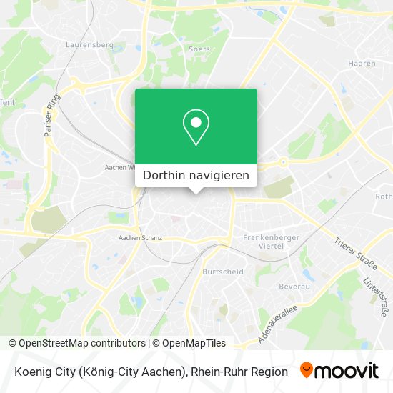 Koenig City (König-City Aachen) Karte