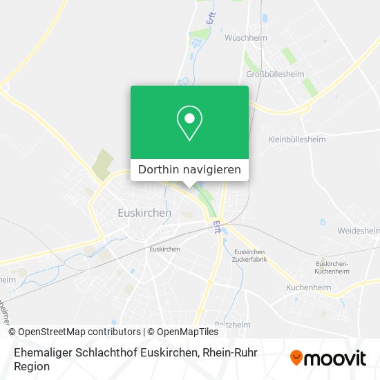 Ehemaliger Schlachthof Euskirchen Karte