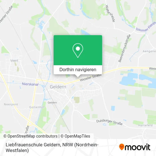 Liebfrauenschule Geldern Karte