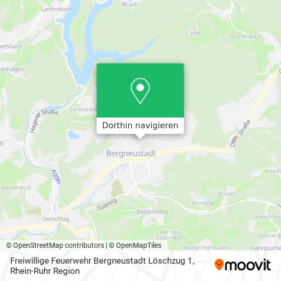 Freiwillige Feuerwehr Bergneustadt Löschzug 1 Karte