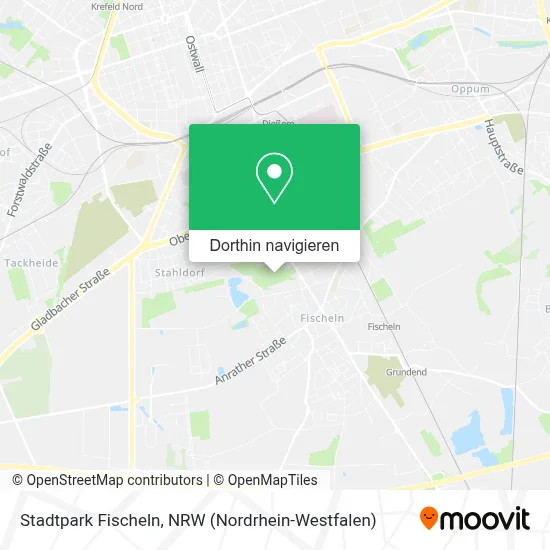 Stadtpark Fischeln Karte