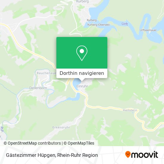Gästezimmer Hüpgen Karte