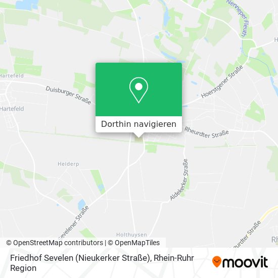 Friedhof Sevelen (Nieukerker Straße) Karte