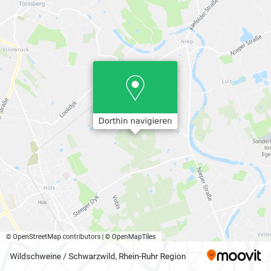 Wildschweine / Schwarzwild Karte