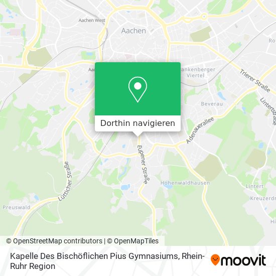 Kapelle Des Bischöflichen Pius Gymnasiums Karte