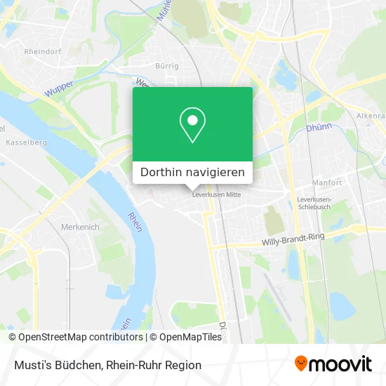 Musti's Büdchen Karte