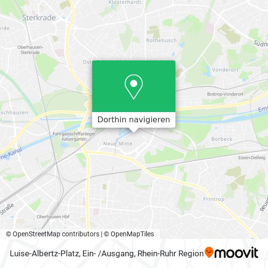 Luise-Albertz-Platz, Ein- /Ausgang Karte