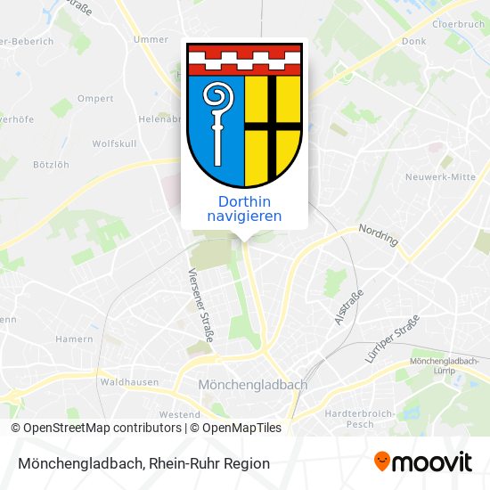 Mönchengladbach Karte