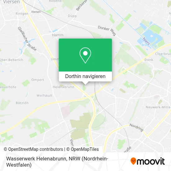 Wasserwerk Helenabrunn Karte
