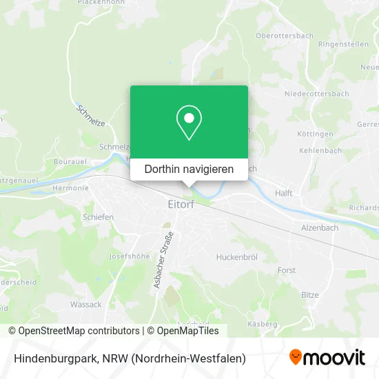 Hindenburgpark Karte