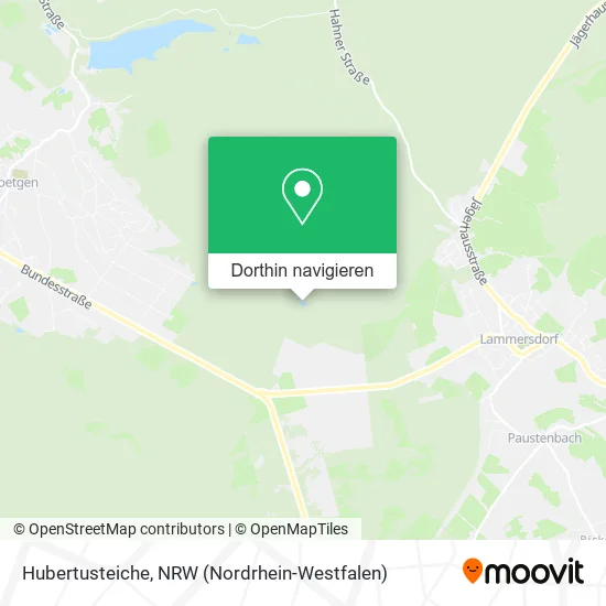 Hubertusteiche Karte