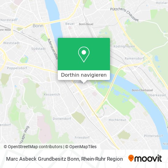 Marc Asbeck Grundbesitz Bonn Karte